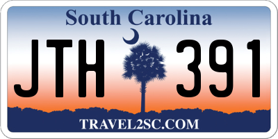 SC license plate JTH391