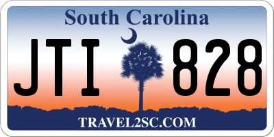 SC license plate JTI828