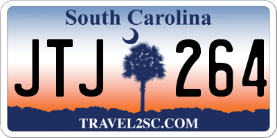 SC license plate JTJ264