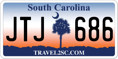 SC license plate JTJ686