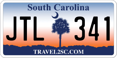 SC license plate JTL341