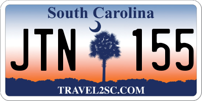 SC license plate JTN155