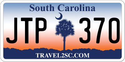 SC license plate JTP370