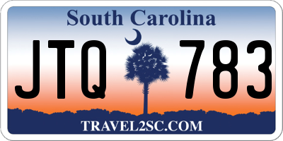 SC license plate JTQ783
