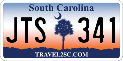 SC license plate JTS341