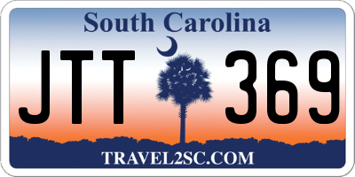 SC license plate JTT369