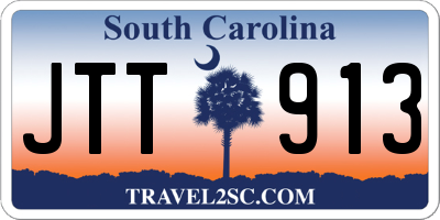 SC license plate JTT913