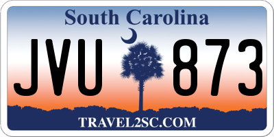 SC license plate JVU873