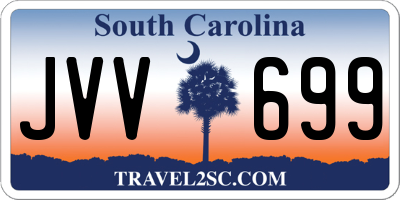 SC license plate JVV699