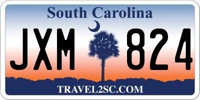 SC license plate JXM824