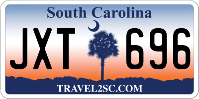 SC license plate JXT696