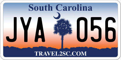SC license plate JYA056