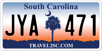 SC license plate JYA471