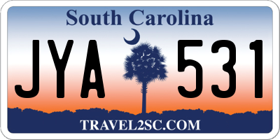 SC license plate JYA531