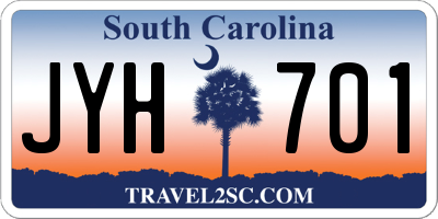 SC license plate JYH701