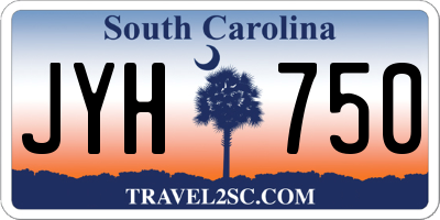 SC license plate JYH750