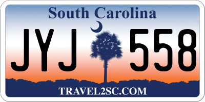 SC license plate JYJ558