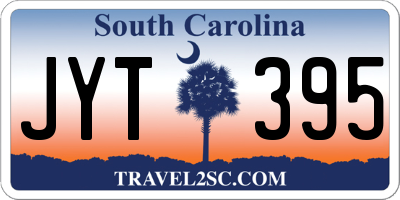 SC license plate JYT395