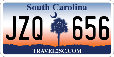 SC license plate JZQ656