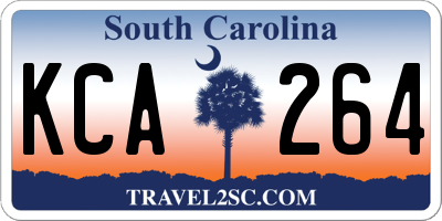 SC license plate KCA264