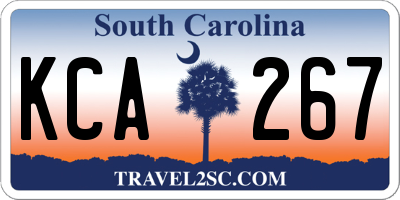 SC license plate KCA267