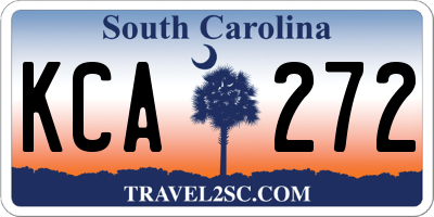 SC license plate KCA272