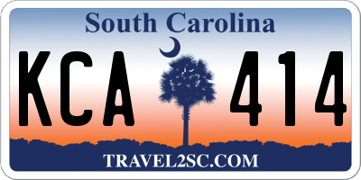SC license plate KCA414