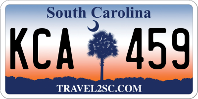 SC license plate KCA459