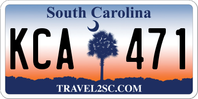 SC license plate KCA471