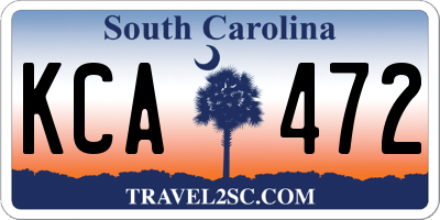 SC license plate KCA472