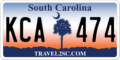 SC license plate KCA474