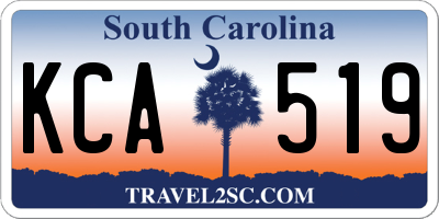 SC license plate KCA519
