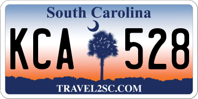 SC license plate KCA528