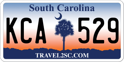 SC license plate KCA529