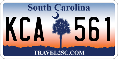 SC license plate KCA561