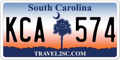 SC license plate KCA574