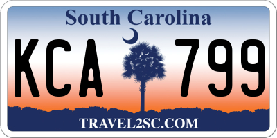 SC license plate KCA799