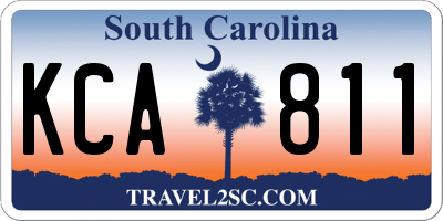 SC license plate KCA811