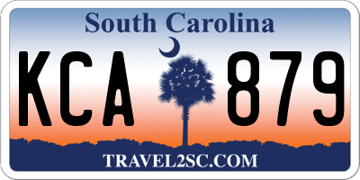 SC license plate KCA879