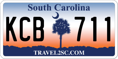 SC license plate KCB711