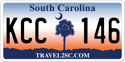 SC license plate KCC146