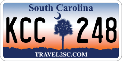 SC license plate KCC248