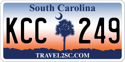 SC license plate KCC249
