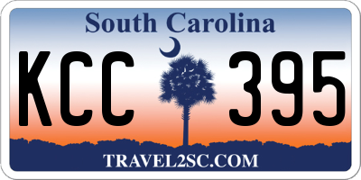 SC license plate KCC395