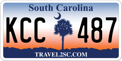 SC license plate KCC487
