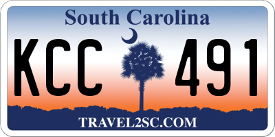 SC license plate KCC491