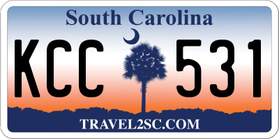 SC license plate KCC531