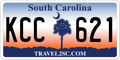 SC license plate KCC621