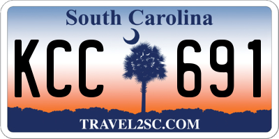 SC license plate KCC691