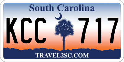 SC license plate KCC717
